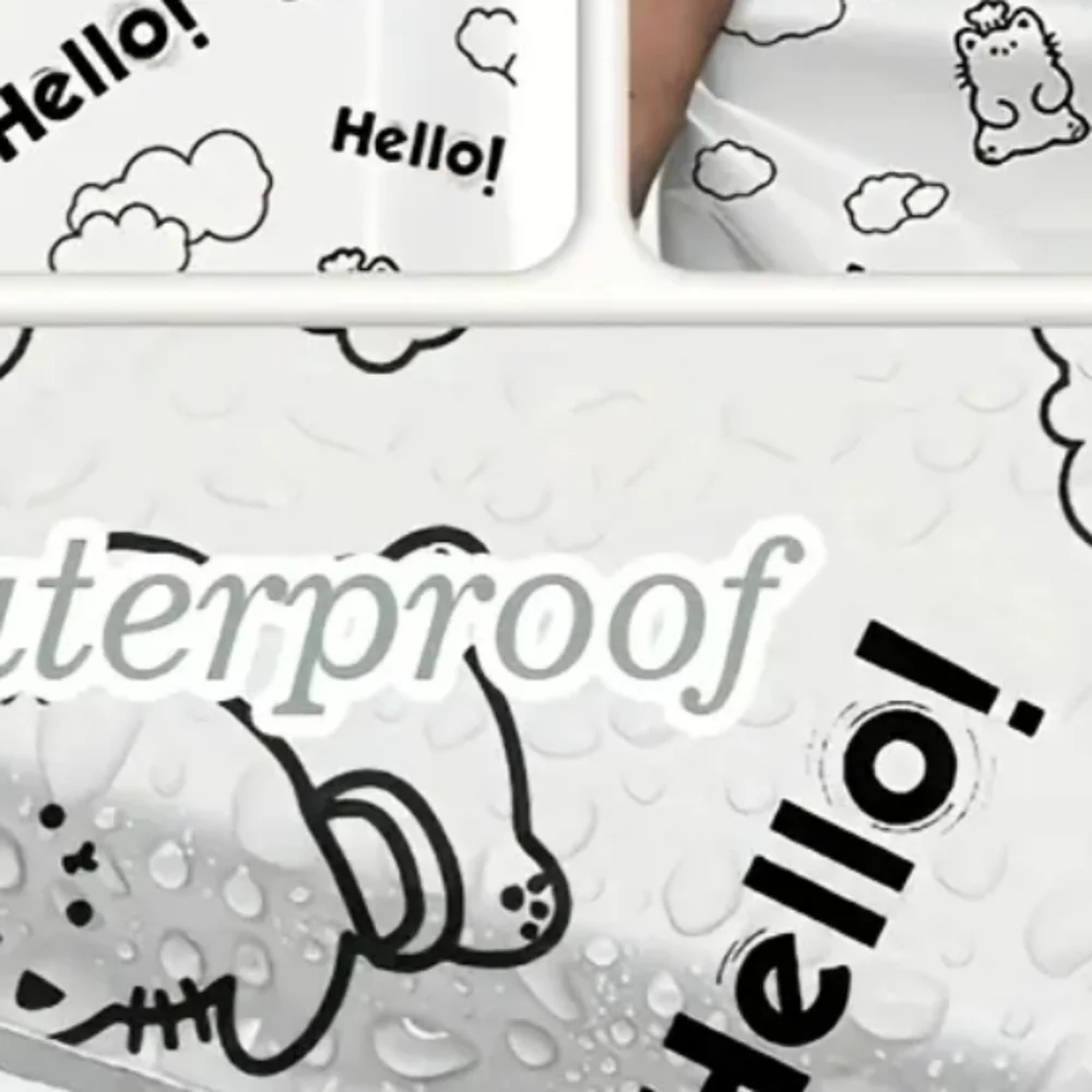 Large Black White Hello Pokymailers 12 X 15 Qty 25 Waterproof Tear Resistant H🔥